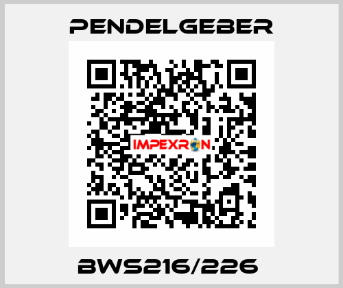  BWS216/226  Pendelgeber