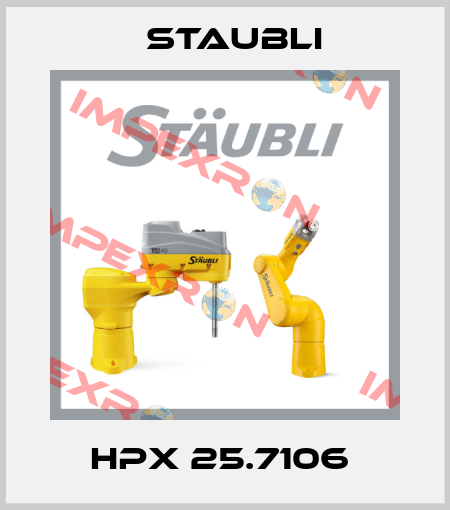 HPX 25.7106  Staubli