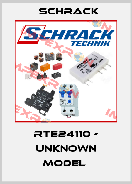 RTE24110 - unknown model  Schrack