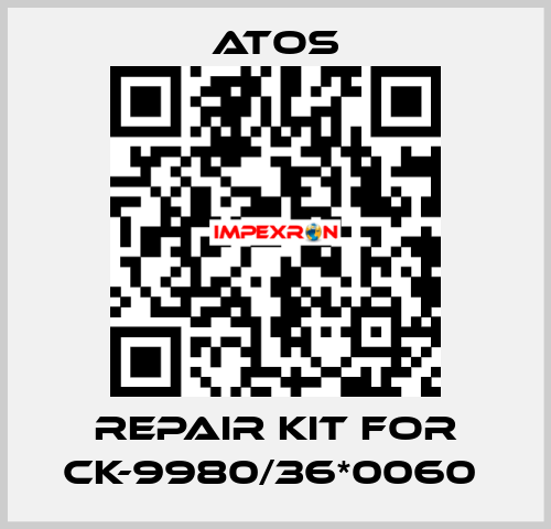 REPAIR KIT FOR CK-9980/36*0060  Atos