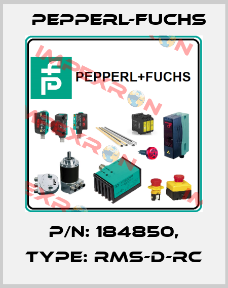 p/n: 184850, Type: RMS-D-RC Pepperl-Fuchs