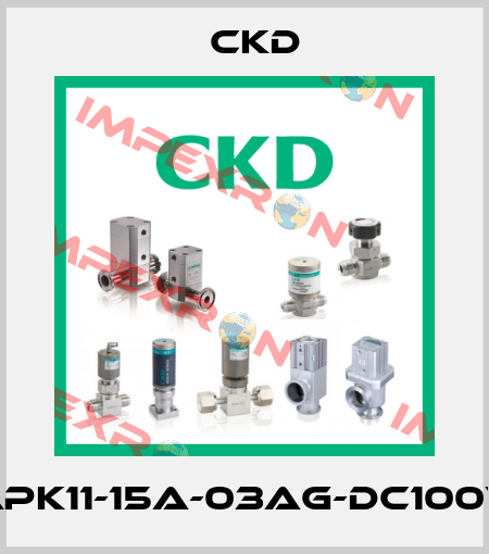 APK11-15A-03AG-DC100V Ckd
