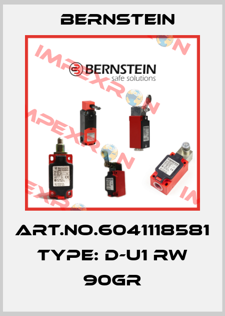 Art.No.6041118581 Type: D-U1 RW 90GR Bernstein