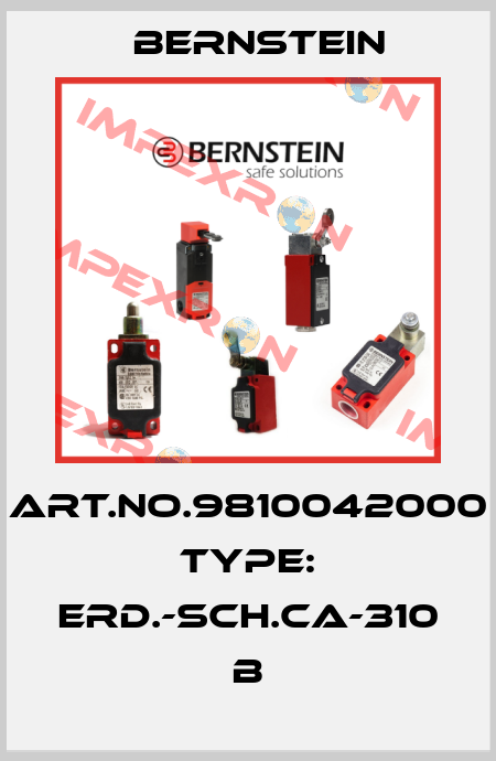 Art.No.9810042000 Type: ERD.-SCH.CA-310              B Bernstein