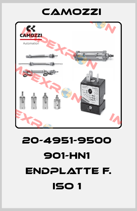 20-4951-9500  901-HN1  ENDPLATTE F. ISO 1  Camozzi