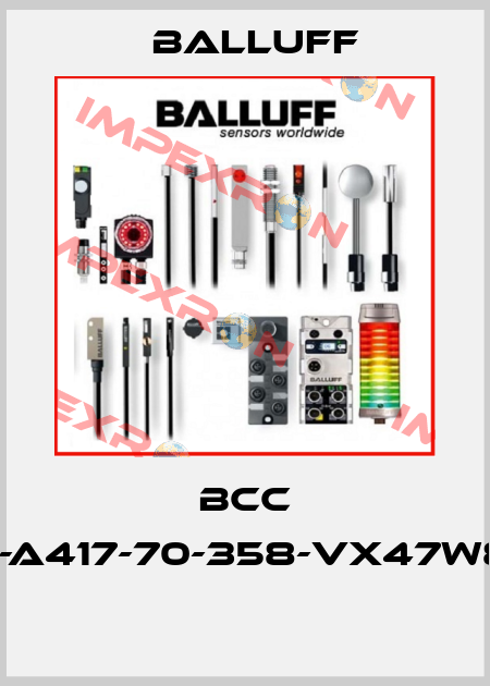BCC A417-A417-70-358-VX47W8-150  Balluff