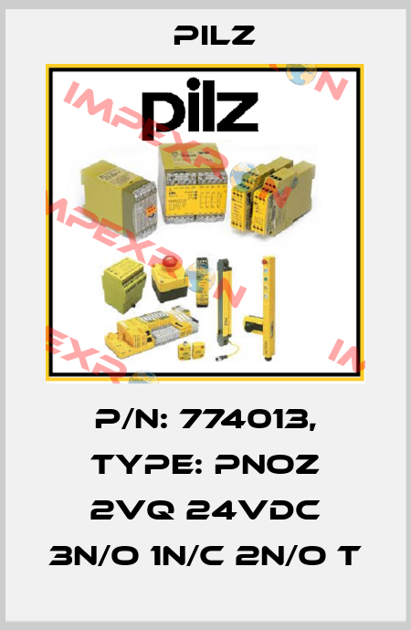 p/n: 774013, Type: PNOZ 2VQ 24VDC 3n/o 1n/c 2n/o t Pilz