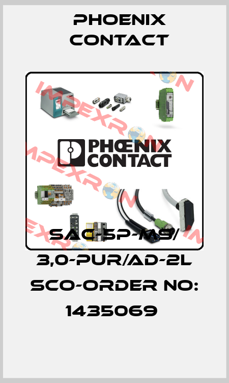 SAC-5P-MS/ 3,0-PUR/AD-2L SCO-ORDER NO: 1435069  Phoenix Contact