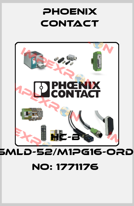 HC-B  6-SMLD-52/M1PG16-ORDER NO: 1771176  Phoenix Contact