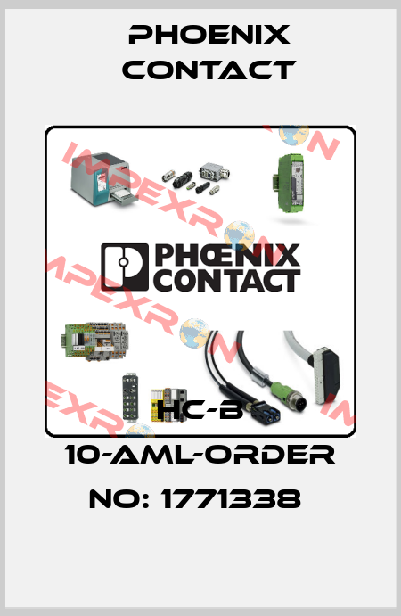 HC-B 10-AML-ORDER NO: 1771338  Phoenix Contact