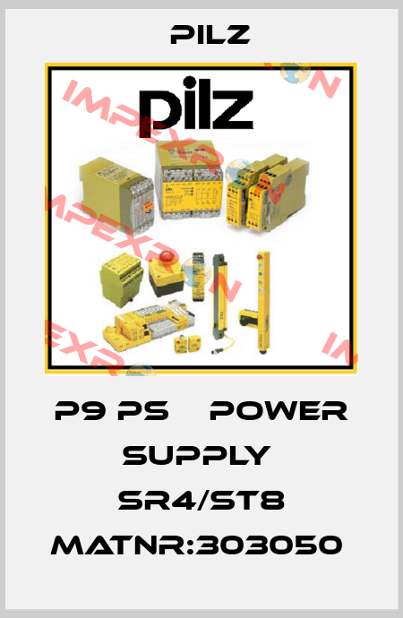 P9 PS    POWER SUPPLY  SR4/ST8 MatNr:303050  Pilz