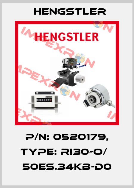 p/n: 0520179, Type: RI30-O/   50ES.34KB-D0 Hengstler