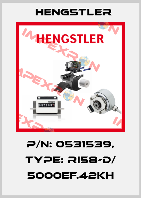 p/n: 0531539, Type: RI58-D/ 5000EF.42KH Hengstler