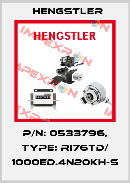 p/n: 0533796, Type: RI76TD/ 1000ED.4N20KH-S Hengstler