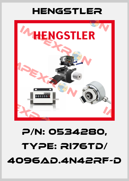 p/n: 0534280, Type: RI76TD/ 4096AD.4N42RF-D Hengstler