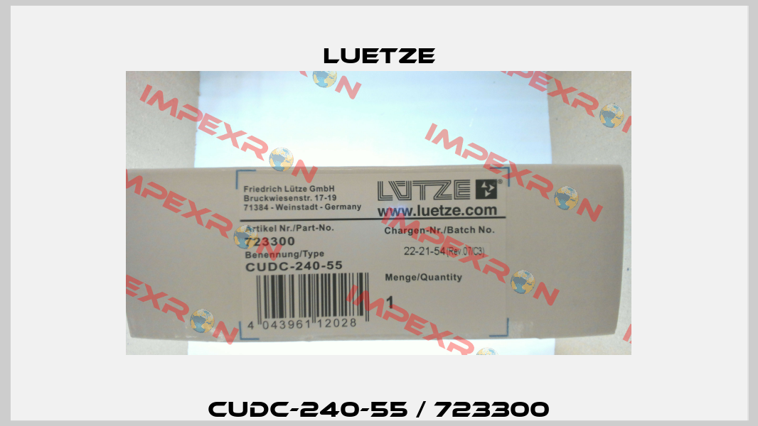 CUDC-240-55 / 723300 Luetze