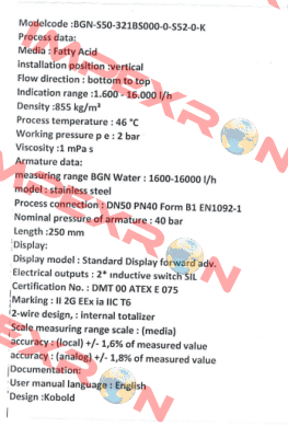 BGN-S50-321BS000-0-S52-0-K  Kobold