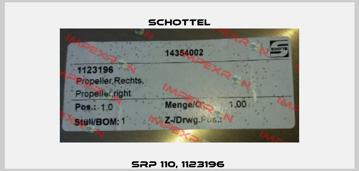 SRP 110, 1123196  Schottel