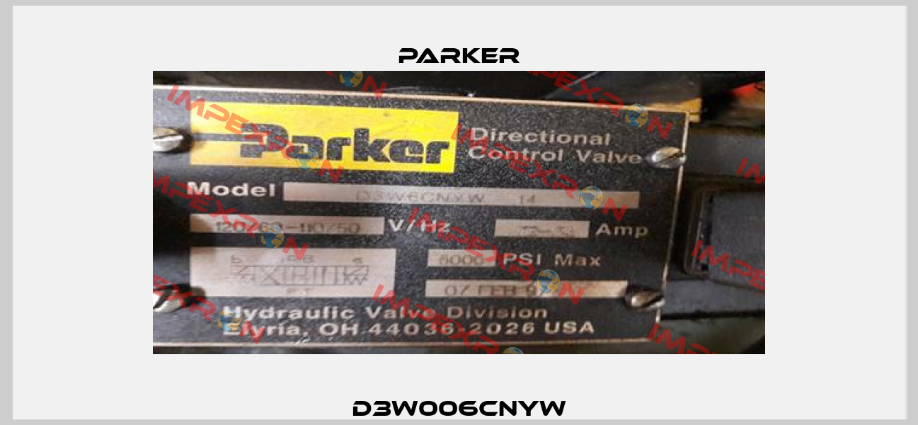 D3W006CNYW Parker