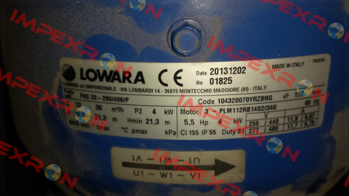 FHE 32-200/406/P Lowara