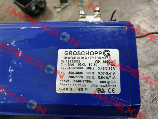 IGKU 80-80 (IP65) Groschopp