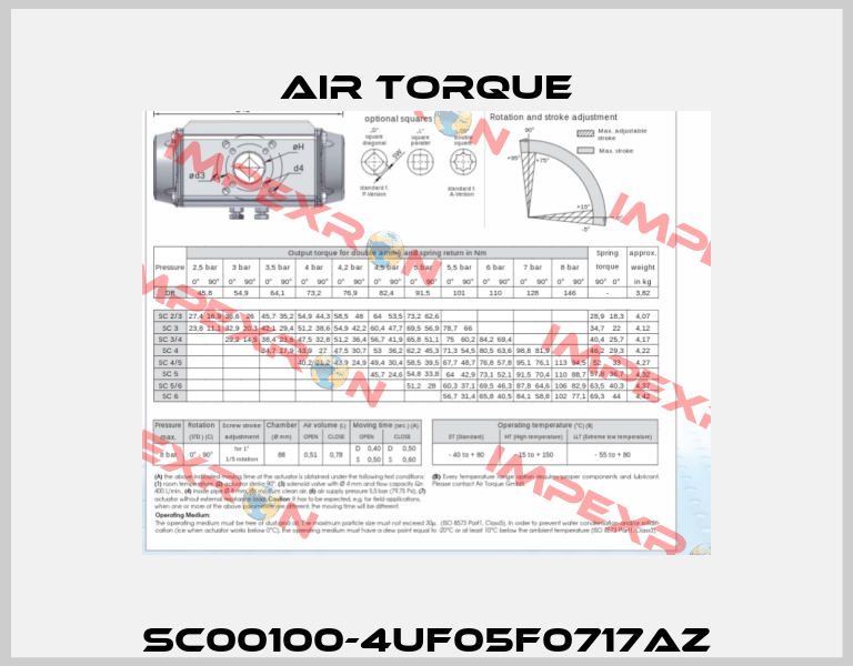 SC00100-4UF05F0717AZ Air Torque