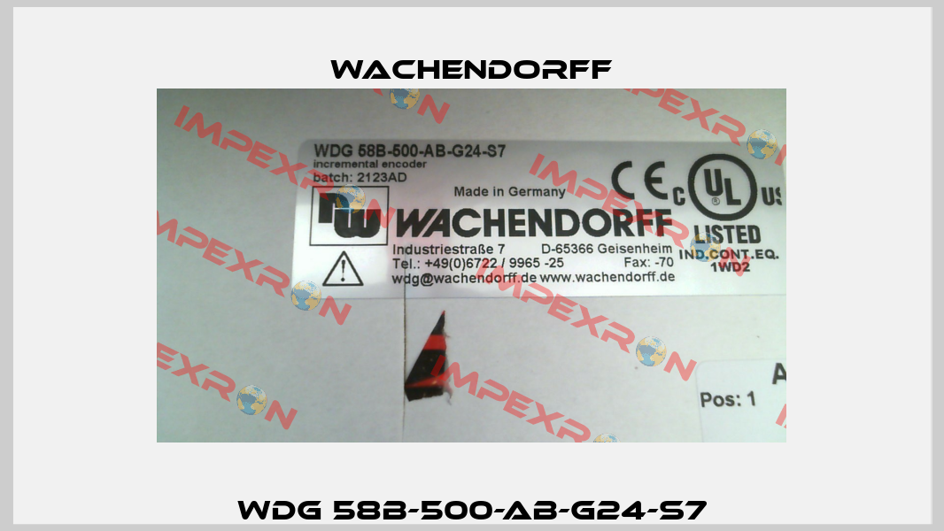 WDG 58B-500-AB-G24-S7 Wachendorff