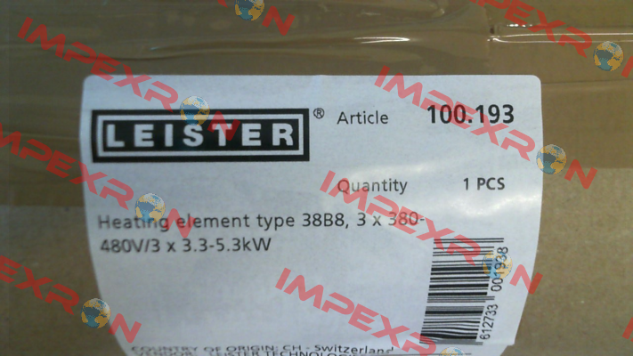 100.193 Typ 38B8 Leister