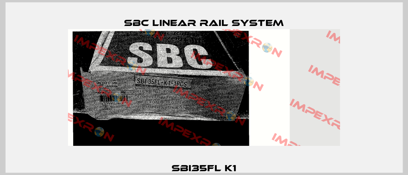 SBI35FL K1 SBC Linear Rail System
