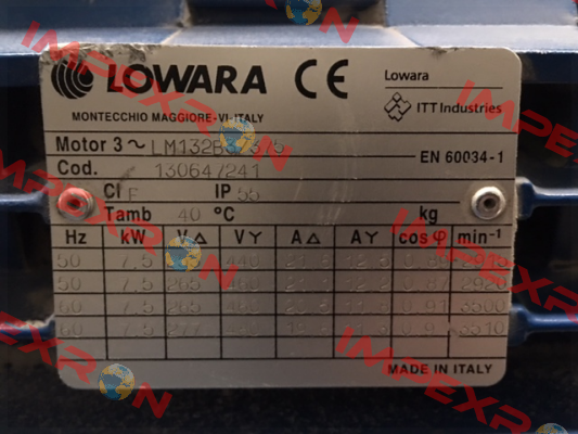 PLM132B3/375 IE2  Lowara