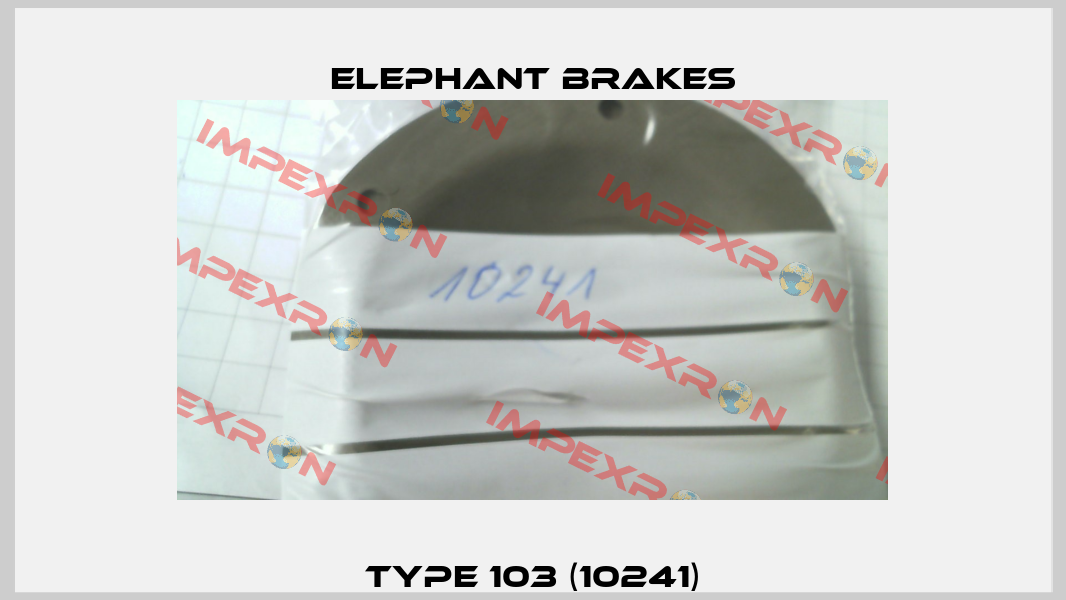 Type 103 (10241) ELEPHANT Brakes