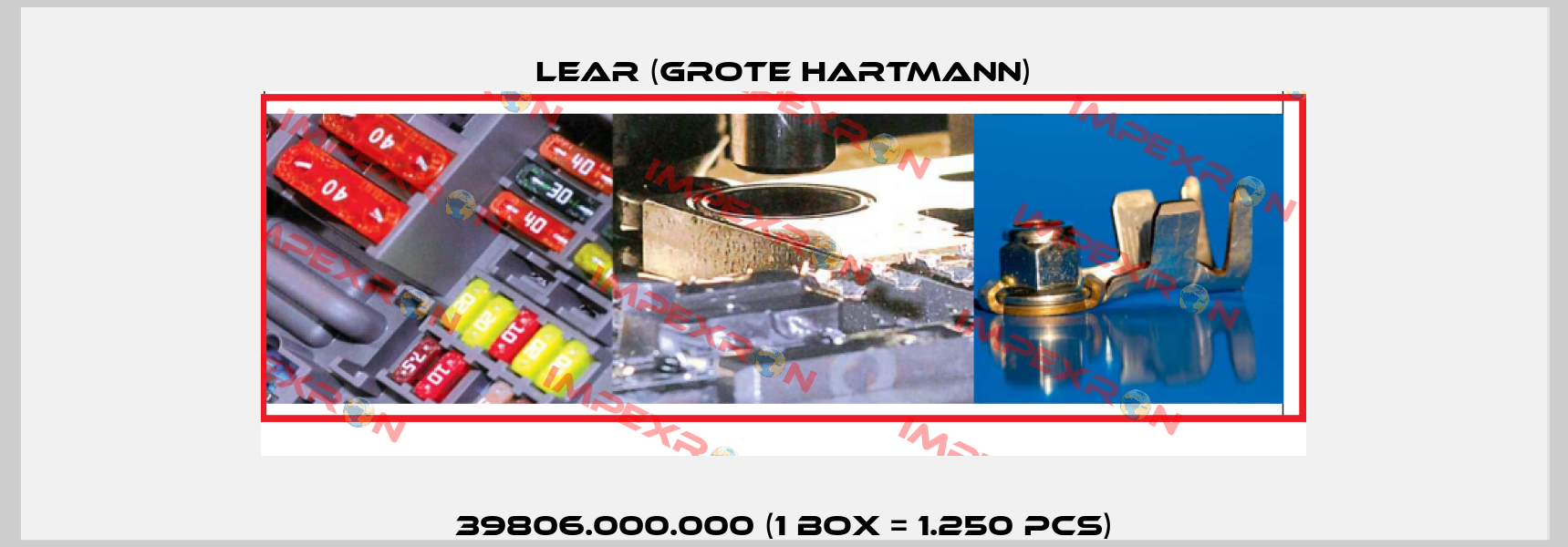 39806.000.000 (1 box = 1.250 pcs) Lear (Grote Hartmann)
