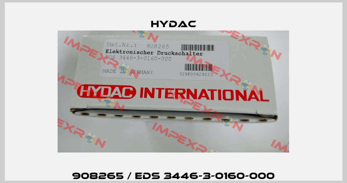 908265 / EDS 3446-3-0160-000 Hydac